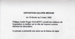 carton invitation exposition 1992